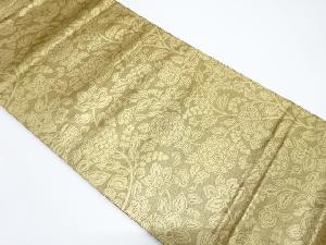 唐花模様織り出し袋帯